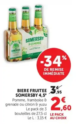 Super U SOMERSBY POMME offre