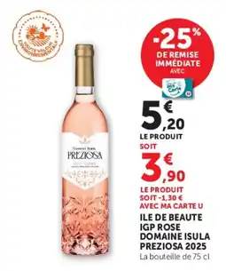 Super U Domaine Isula Preziosa offre