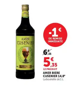 Super U CUSENIER AMER BIERE offre