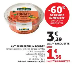 Super U SUD & SOL TOMATES Confites offre