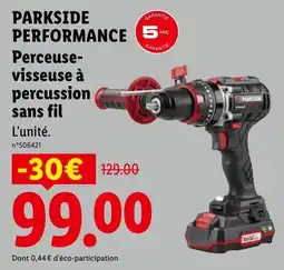 Lidl PARKSIDE Perceuse-visseuse à percussion sans fil offre