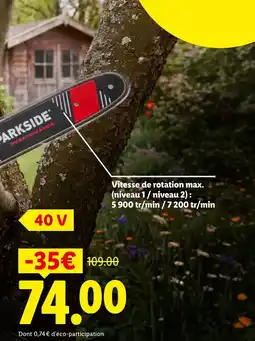 Lidl PARKSIDE Performance offre