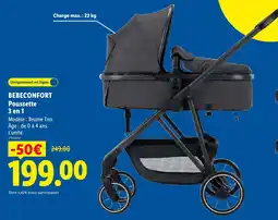 Lidl BEBECONFORT Poussette 3 en 1 offre