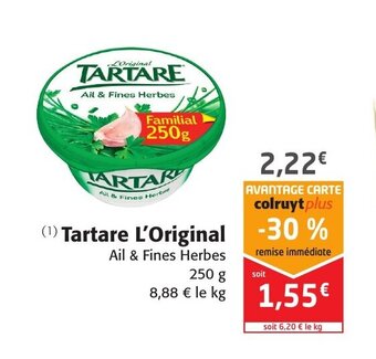 Colruyt Tartare l'original offre