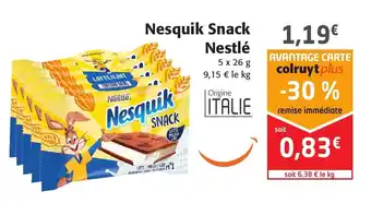 Colruyt Nesquik snack nestlé offre