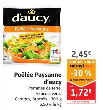Colruyt Poêlée paysanne d'aucy offre