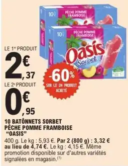 E.Leclerc Express Oasis Sorbet offre