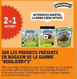 E.Leclerc Express Ben& Jerry's Sur les produits présents en magasin de la gamme offre
