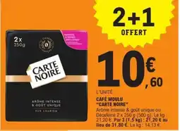 E.Leclerc Express CARTE NOIRE CAFÉ MOULU offre