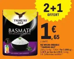 E.Leclerc Express TAUREAU AILÉ BASMATI offre