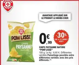 E.Leclerc Express POM'LISSE Chips paysannes nature offre