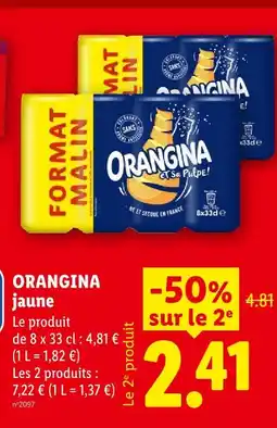 Lidl Orangina offre