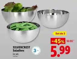 Lidl Silvercrest saladiers offre