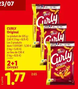 Lidl Curly original offre