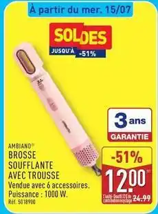 ALDI Brosse soufflante avec trousse offre