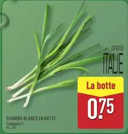 ALDI Oignons blancs en botte offre