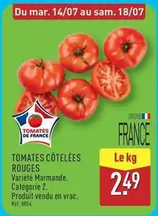 ALDI Tomates côtelées rouges offre