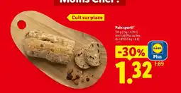 Lidl Pain sportif offre