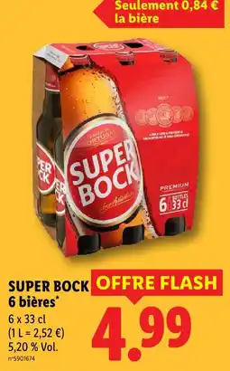 Lidl Super bock 6 bières offre