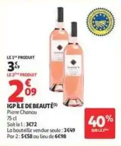 Auchan Supermarché Igp île de beauté offre
