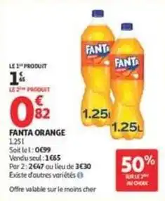 Auchan Supermarché Fanta - orange offre