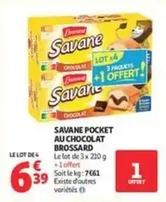 Auchan Supermarché Brossard - savane pocket au chocolat offre