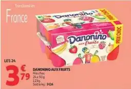 Auchan Supermarché Danonino - aux fruits offre
