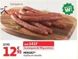 Auchan Supermarché Merguez offre