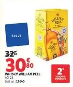 Auchan Supermarché William peel - whisky offre
