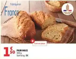 Auchan Supermarché Pain mais offre