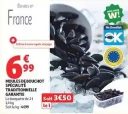 Auchan Supermarché Mr.goodfish - moules de bouchot spécialité traditionnelle garantie offre