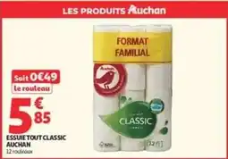 Auchan Supermarché Auchan - essuie tout classic offre