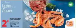Auchan Supermarché Mon - crevettes entières cuites negrofées offre