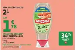 Auchan Supermarché Amora - sauce deluxe offre