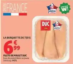 Auchan Supermarché Duc - filets de poulet offre