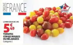 Auchan Supermarché Tomates cerises rouges ou mélangées offre