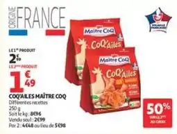 Auchan Supermarché Maître coq - coq'ailes offre