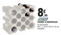 E.Leclerc Brico Mottez - casier 15 bouteilles offre