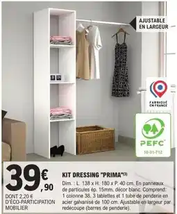E.Leclerc Brico Dim - kit dressing prima offre