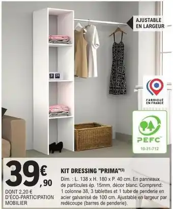 E.Leclerc Brico Dim - kit dressing prima offre