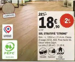 E.Leclerc Brico Dim - sol stratifie strong offre