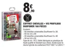E.Leclerc Brico Fischer - coffret chevilles + vis profibox offre