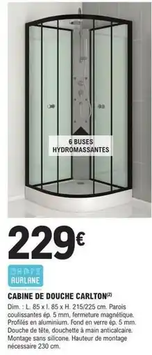 E.Leclerc Brico Dim - cabine de douche carlton offre