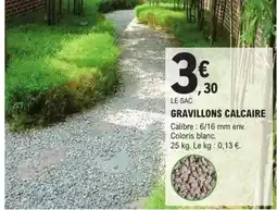 E.Leclerc Brico Gravillans calcaire offre