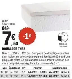 E.Leclerc Brico Dim - doublage th38 offre