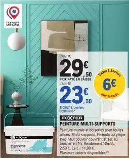 E.Leclerc Brico Foxter - peinture multi-supports offre