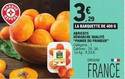 E.Leclerc Express Abricots démarche qualité panier du primeur offre