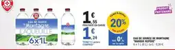 E.Leclerc Express E.leclerc - eau de source de montagne offre
