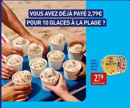 ALDI Glace vanille noix de fean offre