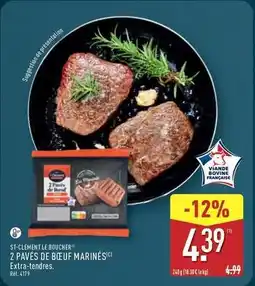 ALDI Boucherie st-clément - 2 pavés de bœuf marines offre